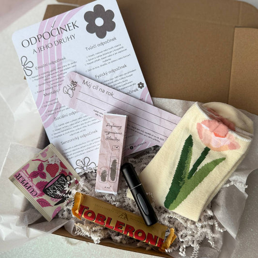 Dárkový BlissBox "Pudrový sen"